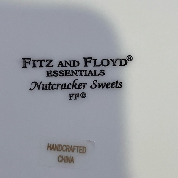 Fitz & Floyd VTG Nutcracker Sweets Pie Plate Carrier w/Lid Christmas Candy - Picture 3 of 11